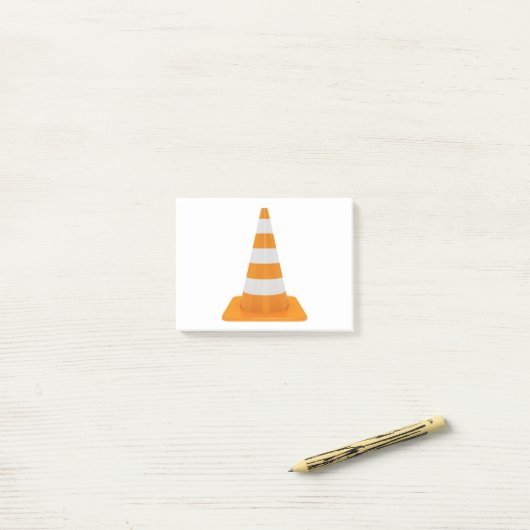 Verkeerskegel Post-it® Notes (Op bureau)