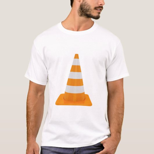 Verkeerskegel T-shirt (Voorkant)