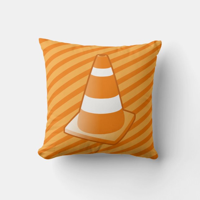 Verkeerskegelkussen Kussen (Voorkant)