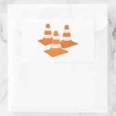 Verkeersknopen Rechthoekige Sticker (Tas)