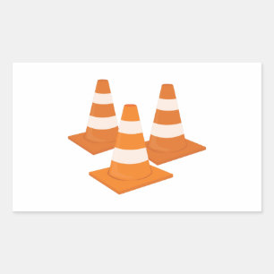 Verkeersknopen Rechthoekige Sticker