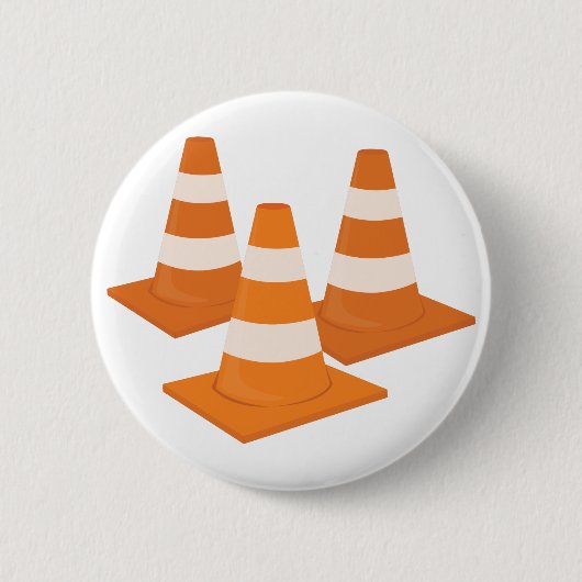 Verkeersknopen Ronde Button 5,7 Cm (Voorkant)