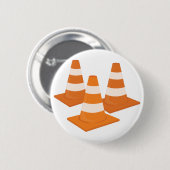 Verkeersknopen Ronde Button 5,7 Cm (Voorkant /achterkant)