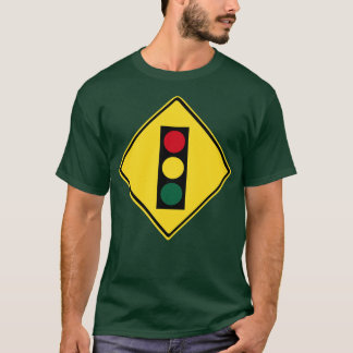 VerkeerslampjesWaarschuwingsbord T-shirt
