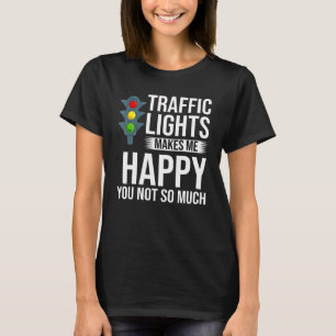 Verkeerslicht Bord Groen Geel Rood Stop Stoplicht T-shirt