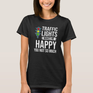 Verkeerslicht Bord Groen Geel Rood Stop Stoplicht T-shirt