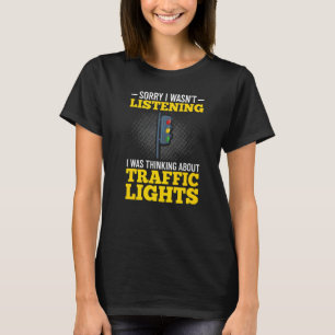 Verkeerslicht Bord Groen Geel Rood Stop Stoplicht T-shirt