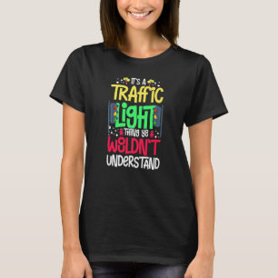 Verkeerslicht Bord Groen Geel Rood Stop Stoplicht T-shirt
