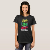 Verkeerslicht Bord Groen Geel Rood Stop Stoplicht T-shirt (Voorkant volledig)
