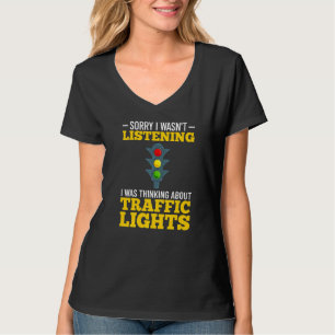 Verkeerslicht Bord Groen Geel Rood Stop Stoplicht T-shirt