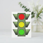 Verkeerslicht Briefkaart (Staand voorkant)