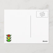 Verkeerslicht Briefkaart (Achterkant)