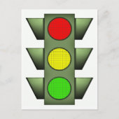 Verkeerslicht Briefkaart (Voorkant)