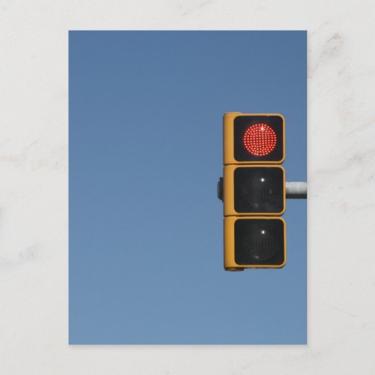 Verkeerslicht Briefkaart (Voorkant)