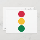 Verkeerslicht Briefkaart (Voorkant / Achterkant)