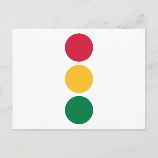 Verkeerslicht Briefkaart (Voorkant)