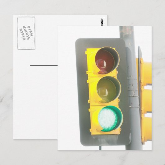 Verkeerslicht Briefkaart (Voorkant / Achterkant)