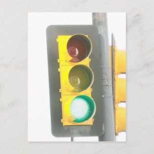 Verkeerslicht Briefkaart