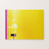 Verkeerslicht Foto Art geel roze Adventure Afstude Legpuzzel (Horizontaal)