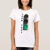 Verkeerslicht - groen t-shirt (Voorkant)