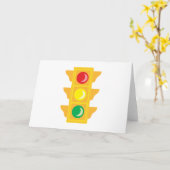 Verkeerslicht Kaart (Gele Bloem)