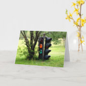 Verkeerslicht Kaart (Gele Bloem)