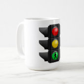Verkeerslicht Koffiemok (Voorkant links)