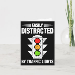 Verkeerslicht Liefhebber Gemakkelijk Afgeleid Door Kaart