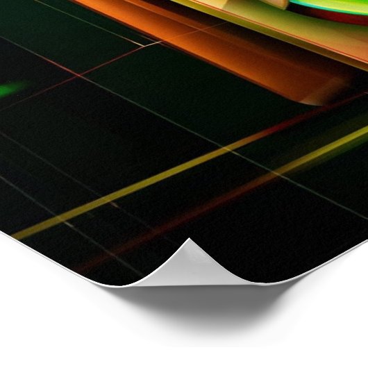 Verkeerslicht - poster (Hoek)