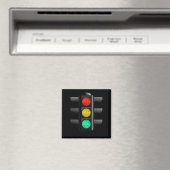 Verkeerslicht rood geel groen magneet (Insitu (Vaatwasser))