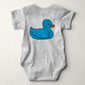 Verkeerslicht rubberbootkokerpak romper (Achterkant)