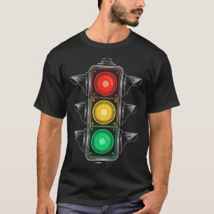 Verkeerslicht Shirt Volwassenen Kinderen Verkeersl