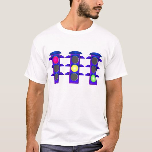 Verkeerslicht T-shirt (Voorkant)