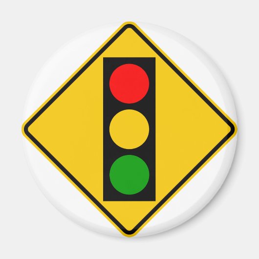 Verkeerslicht voor snelwegteken magneet (Voorkant)