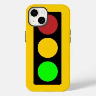 Verkeerslicht vóór waarschuwingbord Case-Mate iPhone 14 hoesje
