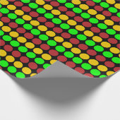 Verkeerslicht Vooruitwaarschuwings Wegteken Patroo Cadeaupapier (Hoek)