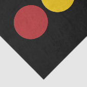 Verkeerslicht Vooruitwaarschuwings Wegteken Patroo Tissuepapier (Detail)