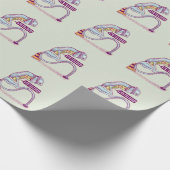 Verkeerslicht ziet er verdrietig uit cadeaupapier (Hoek)