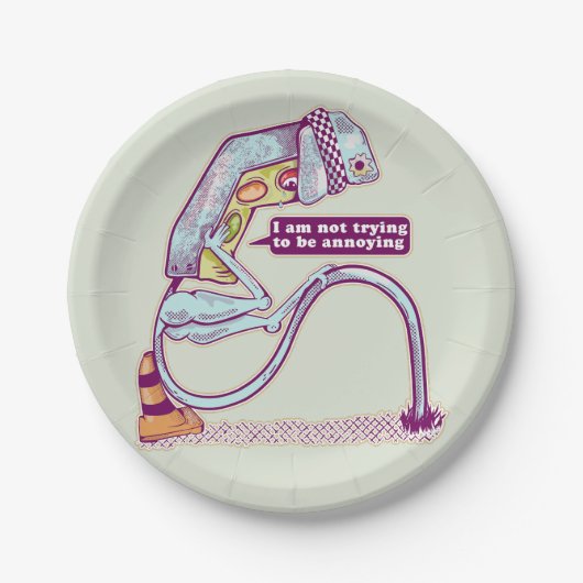 Verkeerslicht ziet er verdrietig uit papieren bordje (Voorkant)