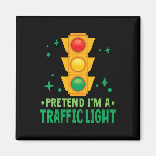 Verkeerslichten Halloween Doe alsof ik een verkeer Magneet