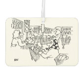 Verkeerslichten in een supermarkt luchtverfrisser (Achterkant)