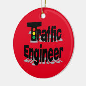 Verkeerslichten ingenieur keramisch ornament (Links)
