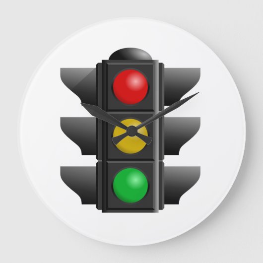 Verkeerslichten Klok (Voorkant)