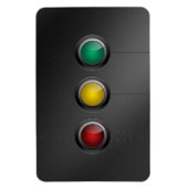 Verkeerslichten Magneet (Verticaal)