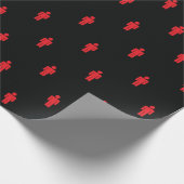 Verkeerslichten Man-opvulpapier Cadeaupapier (Hoek)