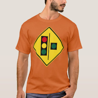 Verkeerslichten met Continuous Green T-shirt