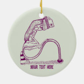 Verkeerslichten met verlaagde lichtsterkte keramisch ornament (Achterkant)