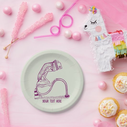 Verkeerslichten met verlaagde lichtsterkte papieren bordje (Feest)