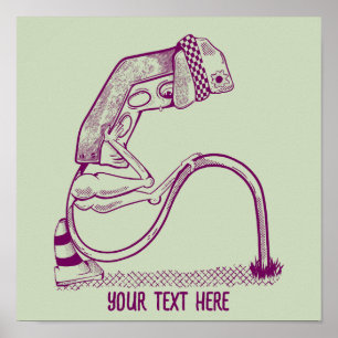 Verkeerslichten met verlaagde lichtsterkte poster