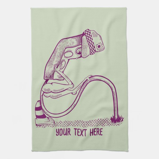 Verkeerslichten met verlaagde lichtsterkte theedoek (Verticaal)